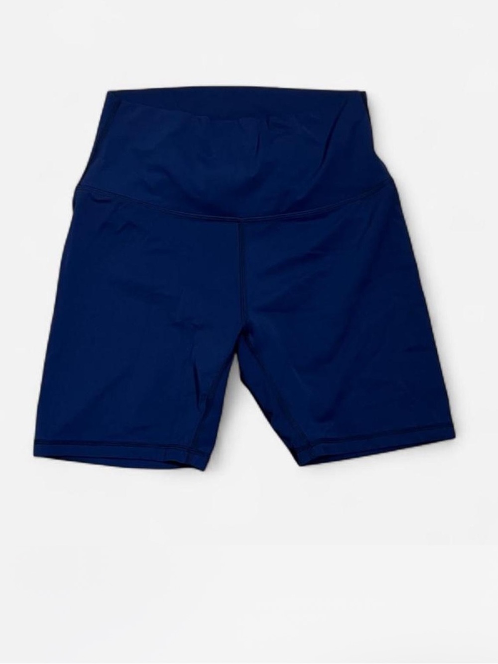 High-Rise Women’s Bike Shorts — Navy